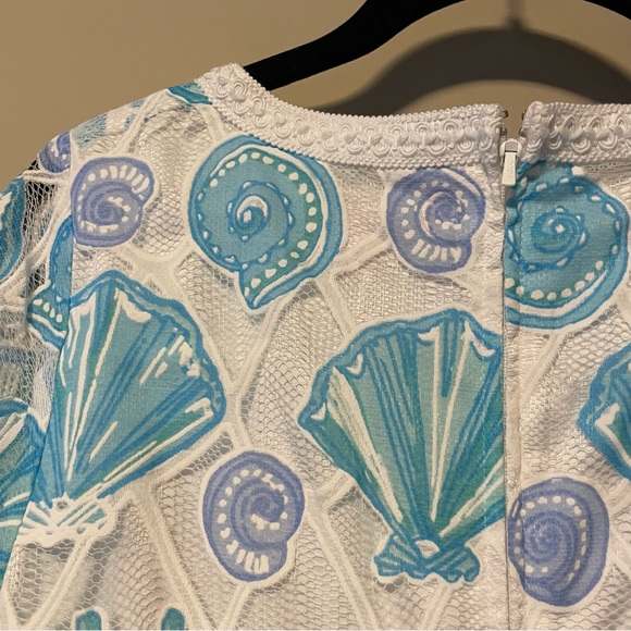 Lilly Pulitzer Jackelin Romper Sea to Sea Lace - Picture 12 of 12